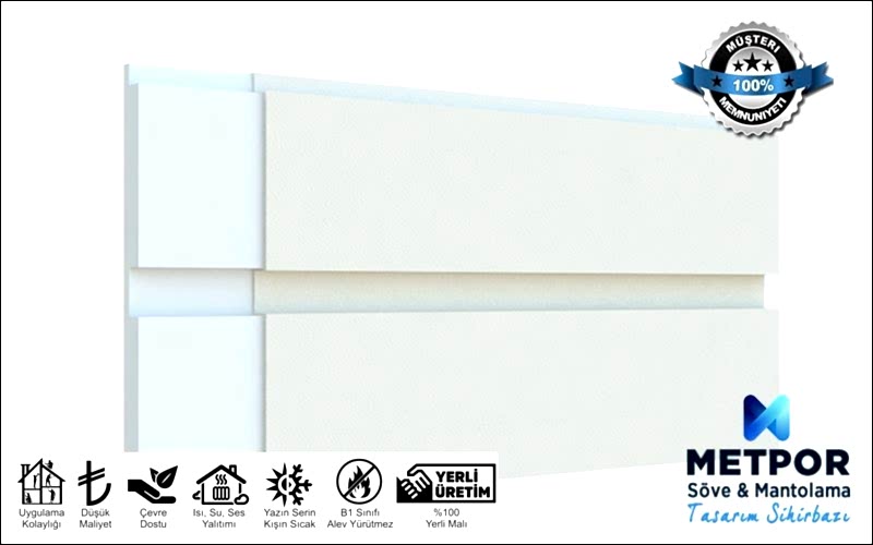 Hazır Dekoratif Isı Yalıtım (Cephe Giydirme) Levhaları 4 cm