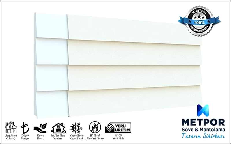 Yalı Baskı Isı Yalıtım Levhası 3 cm, 3 cm Strafor Mantolama Levhası Yalı Baskı
